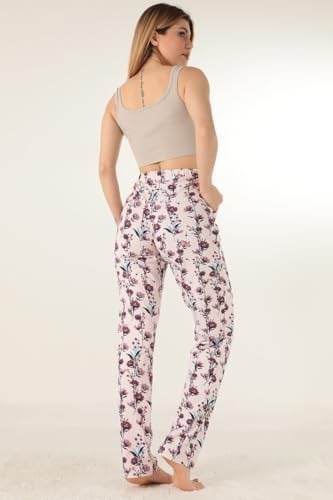 Doremi Bayan Çiçek Desenli Pijama Altı