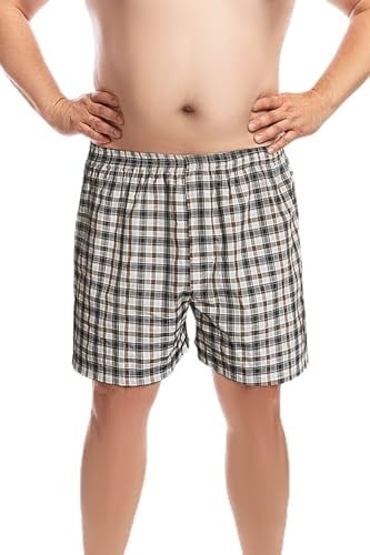 DoReMi Büyük Beden – Rahat Kalıp Pamuklu Klasik Erkek Poplin Boxer