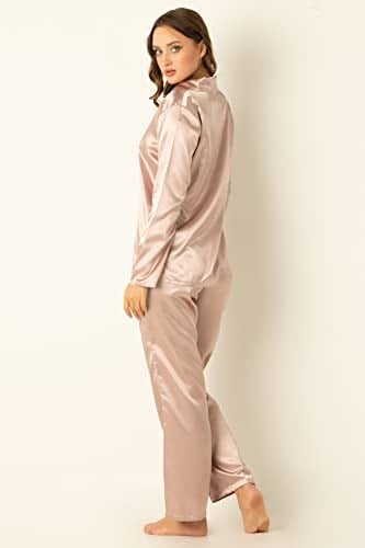 DoReMi Uzun Kollu Saten Pijama Takımı