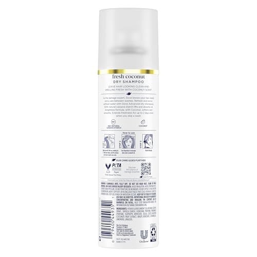 Dove Damage Expert Fresh Coconut Canlandırıcı Kuru Şampuan 141Gr