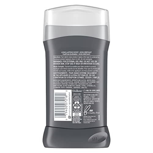Dove Men+Care Deodorant Çubuk Alüminyumsuz Formül 48 Saat Korumalı Temiz Konfor Deodorant E Vitamini ve Üçlü Etkili Nemlendirici Erkekler için, 3 Ons (1 Paket)