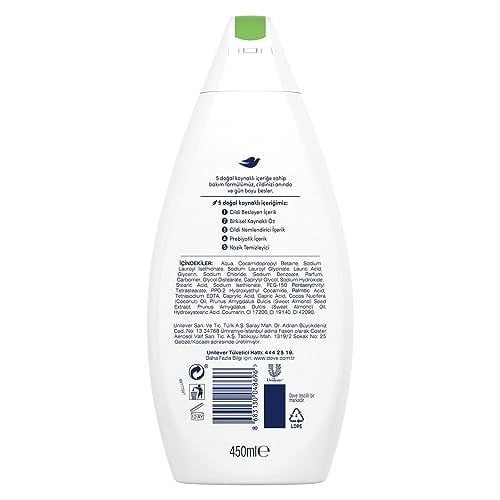 Dove Nemlendirici Duş Jeli Hindistan Cevizi Yağı ve Badem Özü 450 ml
