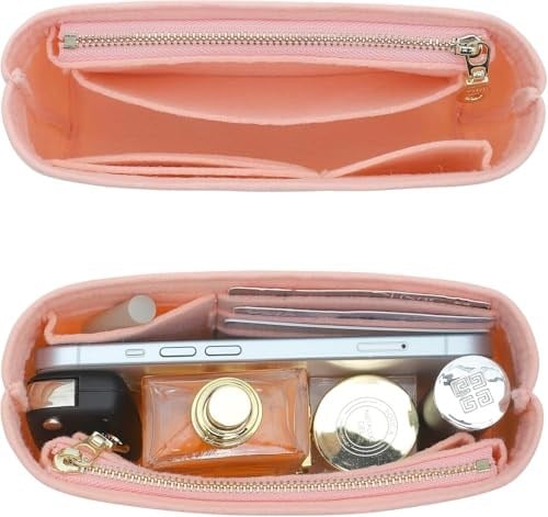 Doxo Keçe Longchamp Organizatör Ekleme, Le pliage Büyük ve Daha Fazlası ile Uyumlu Çanta Organizatörü - Seçenekler: Mini-Felt-5.9*1.9*3.5in, Mini