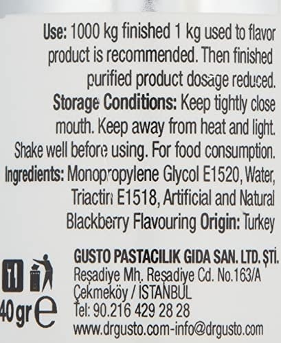 Dr.Gusto Aroma Verici 40 Gr Böğürtlen