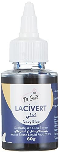 Dr.Gusto Su Bazlı Likit Gıda Boyası 60 Gr Lacivert
