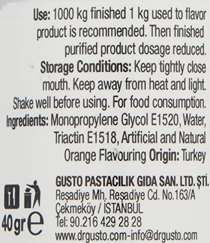 Dr.Gusto Aroma Verici Portakal 40 Gr