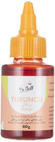 Dr.Gusto Su Bazlı Likit Gıda Boyası 60 Gr Turuncu