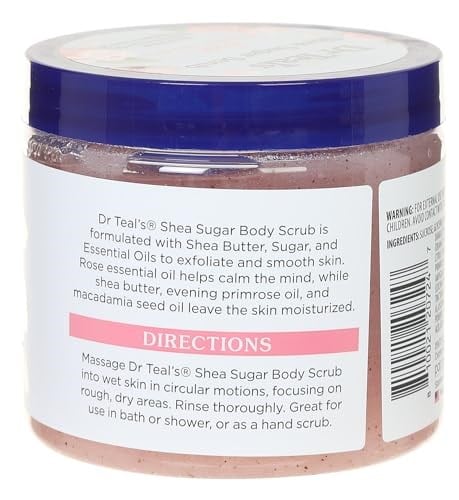 Dr.Teals Shea Sugar Scrub Rose Vücut Şeker Peeling 538GR
