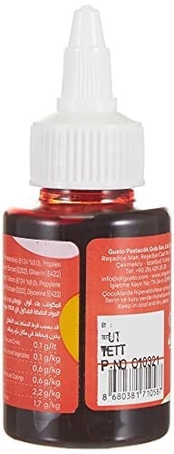Dr.Gusto Su Bazlı Likit Gıda Boyası 60 Gr Kırmızı