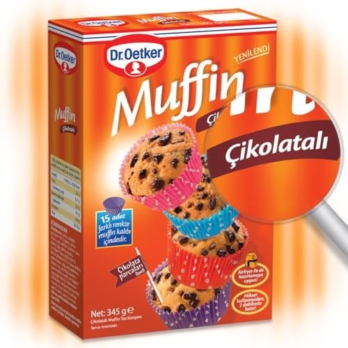 Dr. Oetker Muffin - Çikolatalı 345 Gr