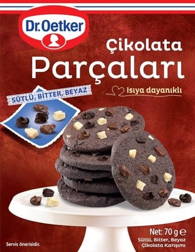 Dr. Oetker Çikolata Parçaları 3Renk 70 Gr