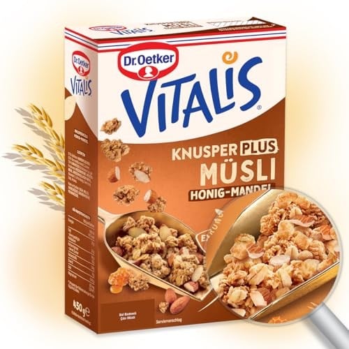 Dr. Oetker Vitalis Bal Bademli Çıtır Müsli 450 Gr