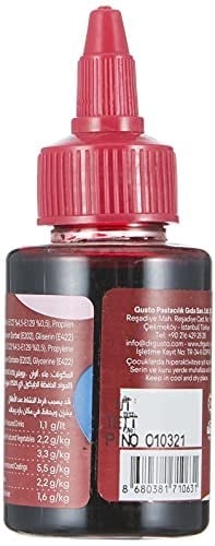 Dr.Gusto Su Bazlı Likit Gıda Boyası 60 Gr Bordo