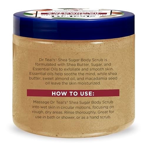 Dr.Teals Shea Sugar Scrub Shea Butter & Almond Oil Vücut Şeker Peeling 538GR