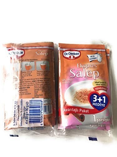 Dr. Oetker Salep Ekspres 20 Gr 3+1 Avantajlı Paket