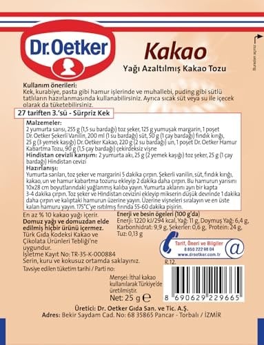 Dr. Oetker Kakao 25 Gr