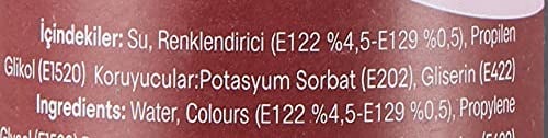 Dr.Gusto Su Bazlı Likit Gıda Boyası 60 Gr Bordo