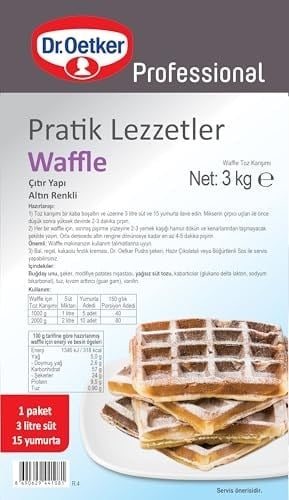 Dr. Oetker Waffle 3 Kg