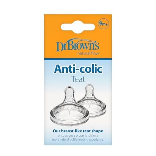 Dr. Browns Y Kesim Geniş Ağız Silikon Biberon Emziği, İkili Paket
