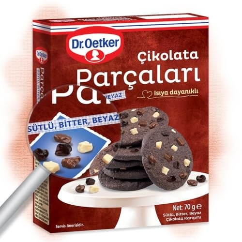 Dr. Oetker Çikolata Parçaları 3Renk 70 Gr