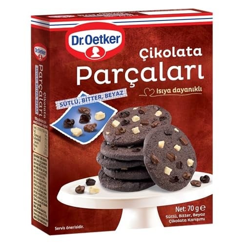 Dr. Oetker Çikolata Parçaları 3Renk 70 Gr
