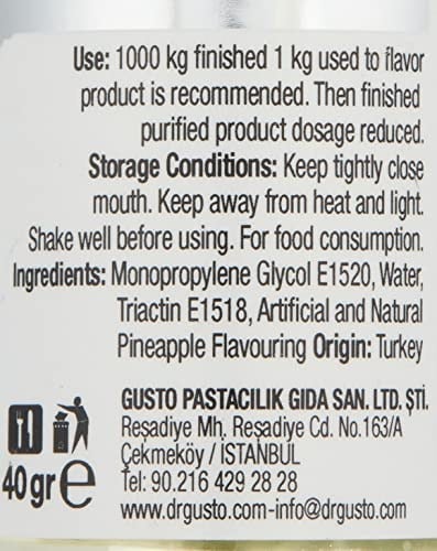 Dr.Gusto Aroma Verici Ananas 40 Gr