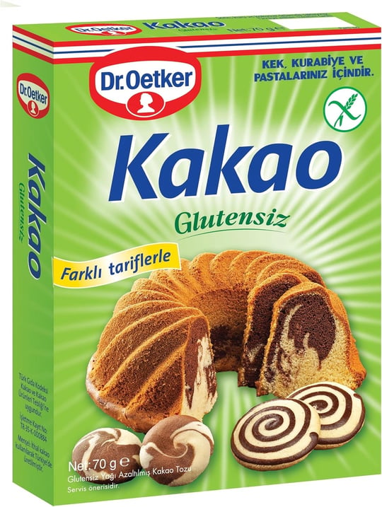 Dr. Oetker Glutensiz Kakao 70 Gr