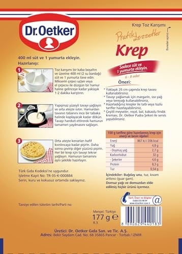 Dr. Oetker Krep 177 Gr