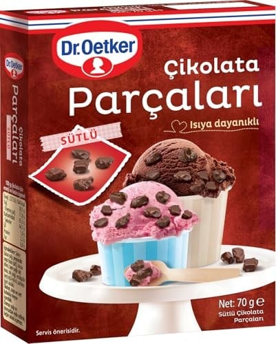 Dr. Oetker 70g Sütlü - Çikolata Parçaları (Dekor)