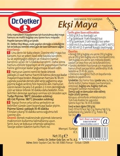 Dr. Oetker Ekşi Maya 35Gr