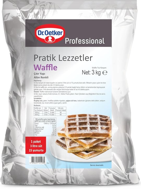 Dr. Oetker Waffle 3 Kg
