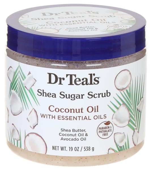 Dr.Teals Shea Sugar Scrub Coconut Oil Vücut Şeker Peeling 538GR