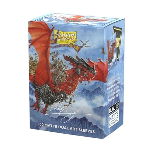 Dragon Shield | Mat Sanat Kolları | The Raid | 100 CT - Pürüzsüz ve Sağlam Premium TCG Kollar | Pokemon, One Piece ve Magic the Gathering ile Uyumlu