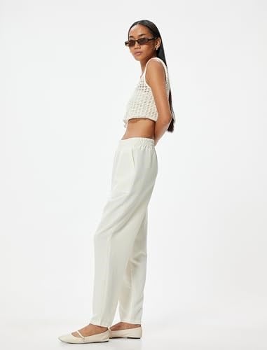 Drawstring High Rise Pants