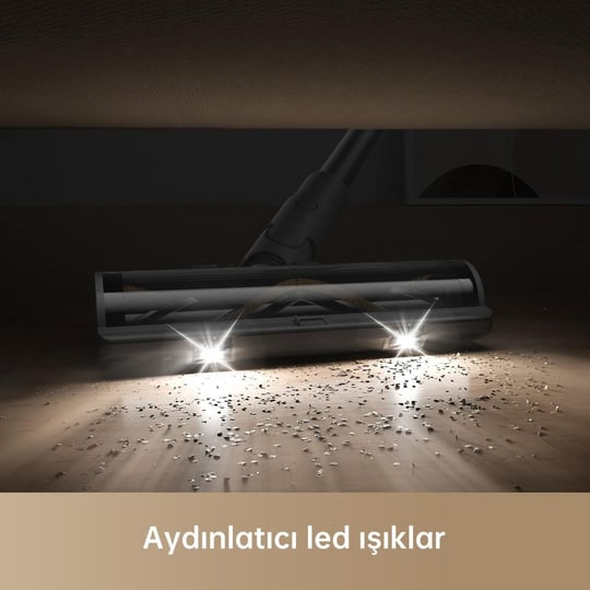 Dreame R10 Pro Dikey Süpürge, 65 Dakika Uzun Çalışma Süreli Dikey Süpürge, Hafif Ve Anti-tangle Özellikli, Sert Zemin