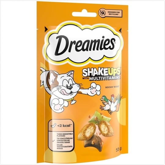 Dreamies Shakeups Rockin Roost Cat Treats 55g