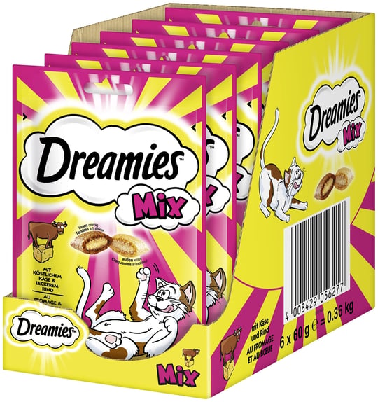 Dreamies Sığırlı ve Peynirli Kedi Ödül Maması 6 Adet