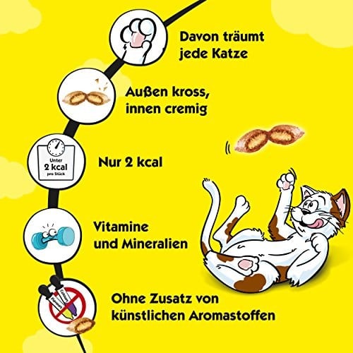 Dreamies Somonlu Kedi Ödül Maması 60 G x 6 Adet, 1 Kutu