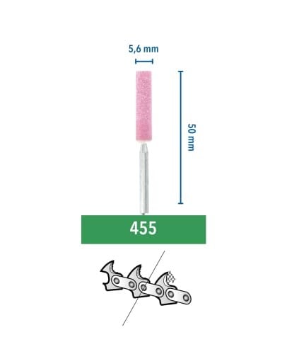 Dremel 455 Zincir Testere Bileme Taşlama Taşı, En Büyük Boy, 5,6 mm, 3lü - Bedenler: 4 mm, 4,5 mm, 5,6 mm