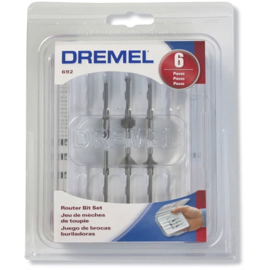 Dremel 692 freze ucu seti, 6 parça