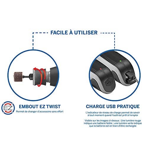 Dremel 7760 Lite Akülü Çok Amaçlı El Motoru, 15 Aksesuarlı