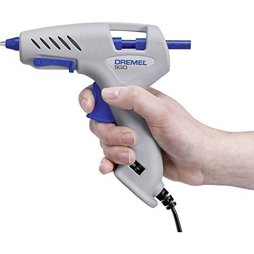 Dremel 930 Hobi Sıcak Tutkal Tabancası (105°-165°C), 18 Aksesuarlı, Renkli Tutkal Çubukları Dahil
