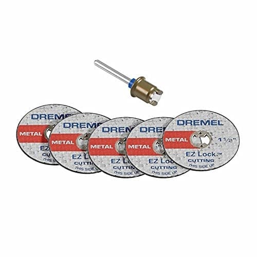 Dremel EZ406-02 EZ Kilit Kesme Tekerlek Seti, 38.1 mm Çap, 5 Parça Fiberglas Takviyeli