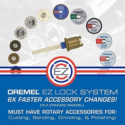 Dremel EZ406-02 EZ Kilit Kesme Tekerlek Seti, 38.1 mm Çap, 5 Parça Fiberglas Takviyeli