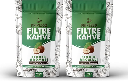 Dripesso Fındık Aromalı Filtre Kahve 500g