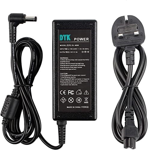 DTK 12V 5A 60W Şebeke AC Adaptör Şarj Cihazı Güç Kaynağı LCD TFT Monitörler için TVler DVD ve diğer Ekipmanlar Güç Kablosu Bağlayıcı boyutu: 5.5mm X 2.5mm