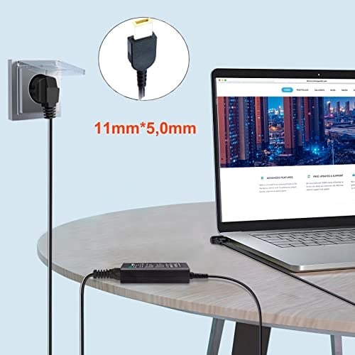 DTK Lenovo Güç Kaynağı için Şarj Cihazı 65W 20V 3,25A Dizüstü Bilgisayar Şarj Kablosu Lenovo ThinkPad T440 T440s X270 G70 G710 IdeaPad Flex 2 3 Yoga 11 11S Adlx65nlc3a için AC Adaptör 11mm*5,0mm