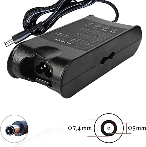 DTK Notebook Laptop Şarj Cihazı AC Güç Kaynağı Dell için, 19,5 V 3,34 A 65 W Güç Kaynağı Ağ Pil Güç Kaynağı Fişi [7,4 * 5,0 mm]