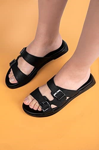 Ducavelli Bada Hakiki Deri Erkek Terliği, Hakiki Deri Terlik, Ortopedik Taban Terlik, Hafif Deri Terlik