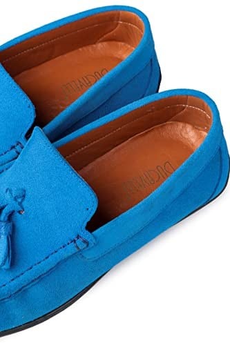 Ducavelli Fransen Hakiki Deri Erkek Günlük Ayakkabı, Loafer Ayakkabı, Hafif Ayakkabı, Püsküllü Loafer, Süet Ayakkabı